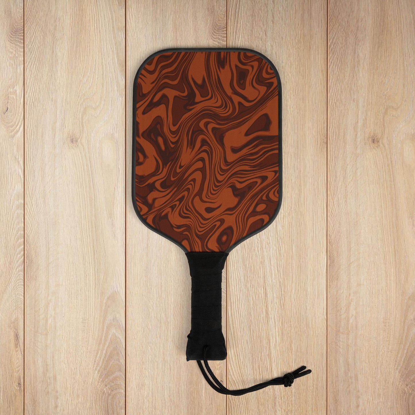 Brown Swirl Pickleball Paddles