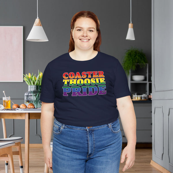 Navy Coaster Amusement Park Thoosie Pride Tee