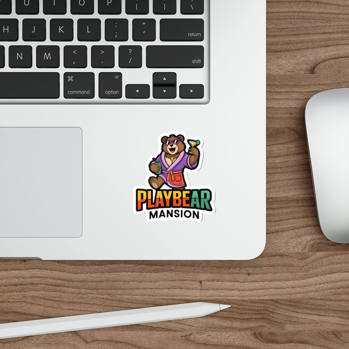 Playful Bear Die-Cut Stickers