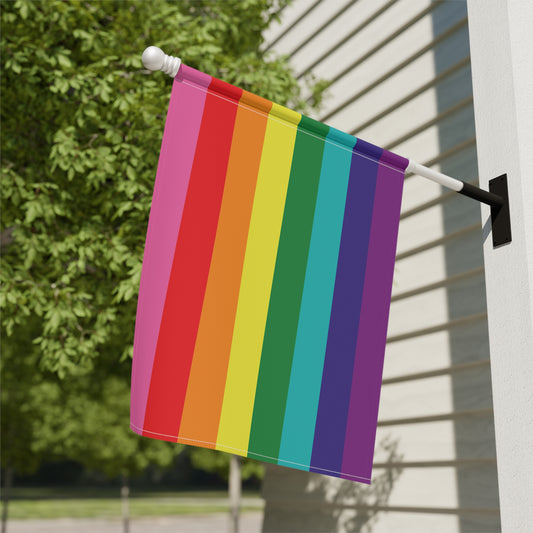 24.5'' × 32'' Rainbow Pride Gilbert Baker Flag Garden Banner