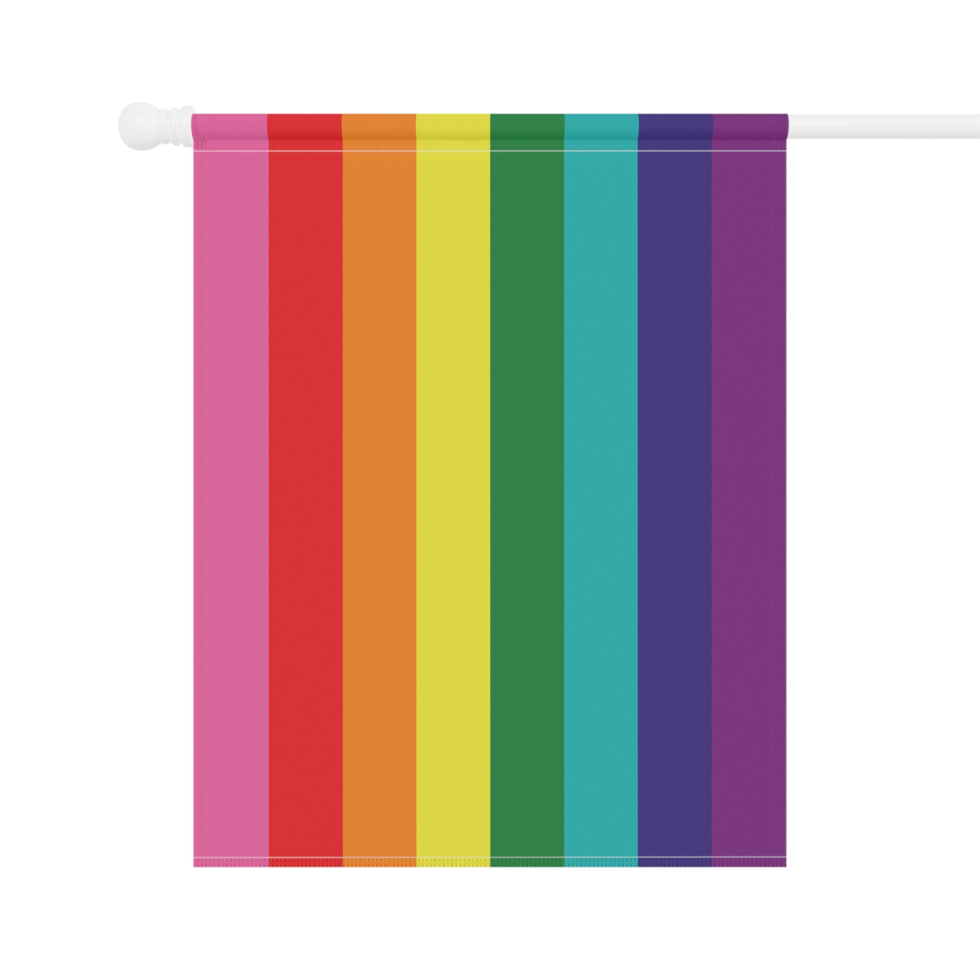 Rainbow Pride Gilbert Baker Flag Garden Banner