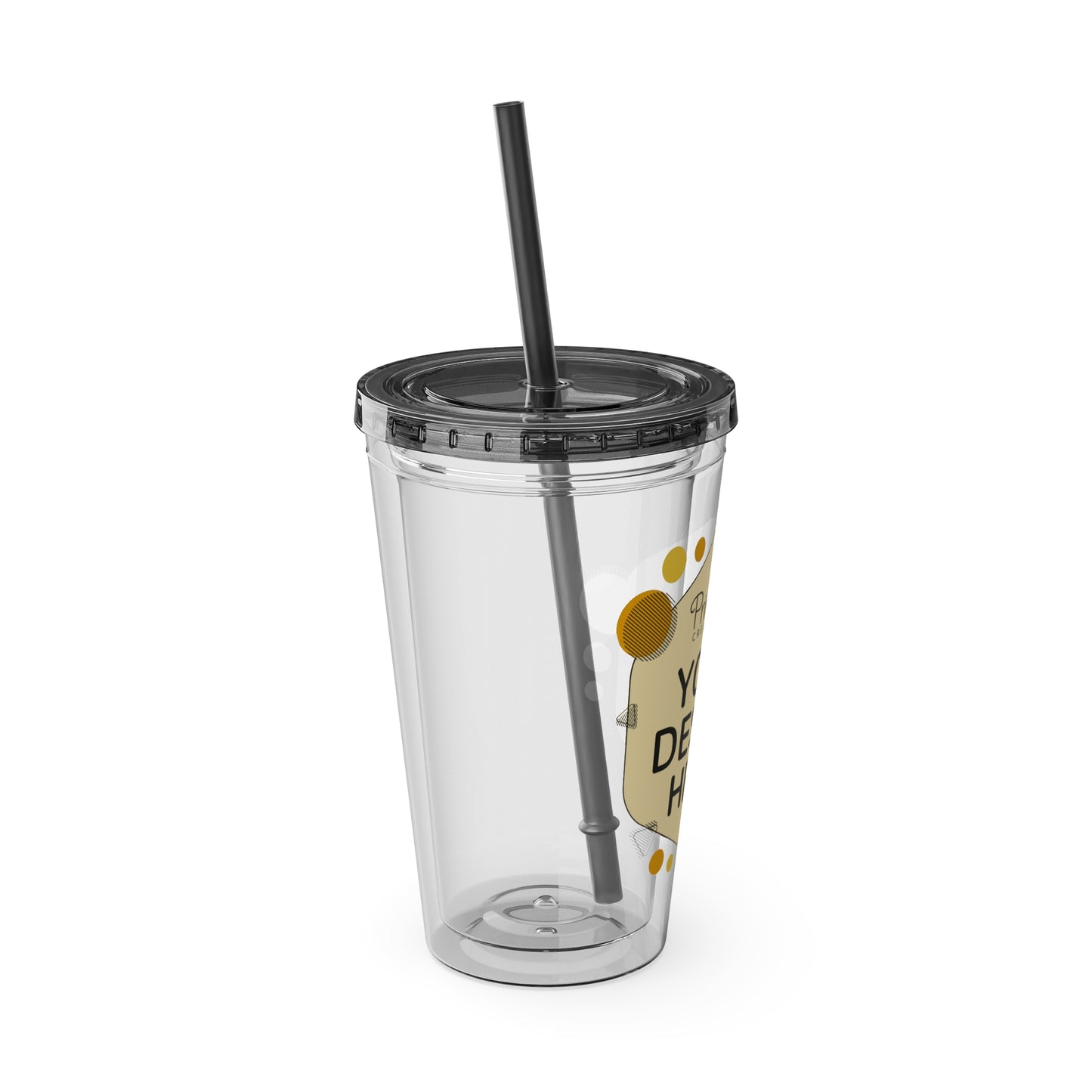 Custom 16oz Tumbler with Straw