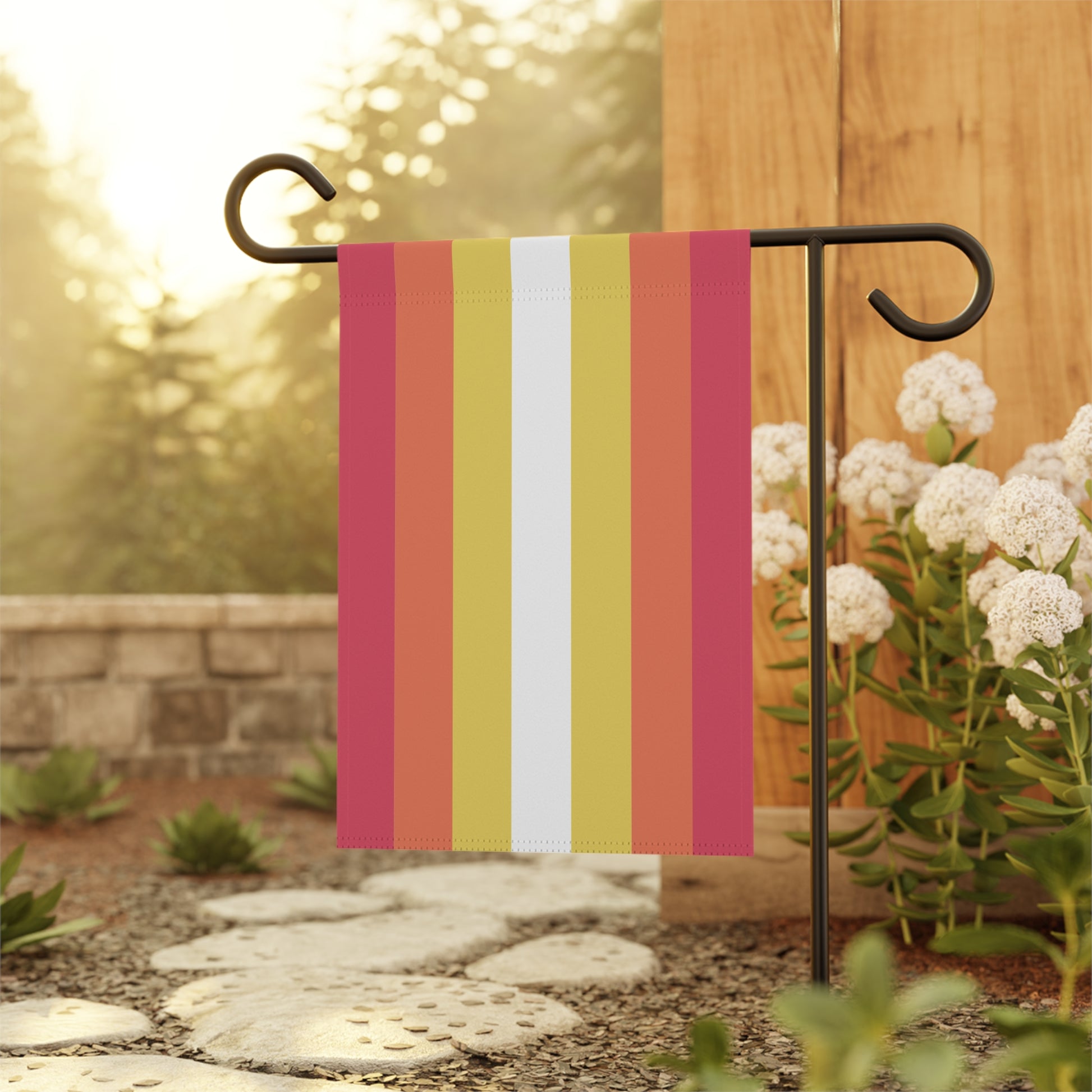 Non-Binary Girl Pride Garden Banner