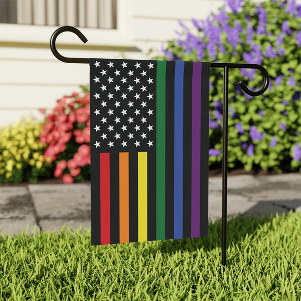 12'' × 18'' USA Rainbow Pride Garden Flag Banner