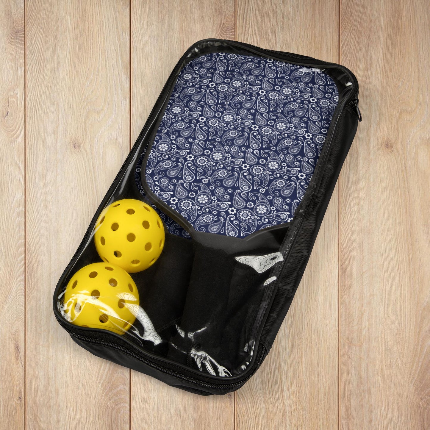 Blue Paisley Pickleball Paddles