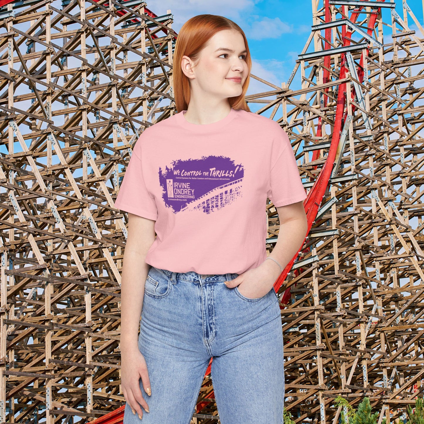 OG Woodie Tee (FRONT graphic) • Irvine Ondrey Engineering