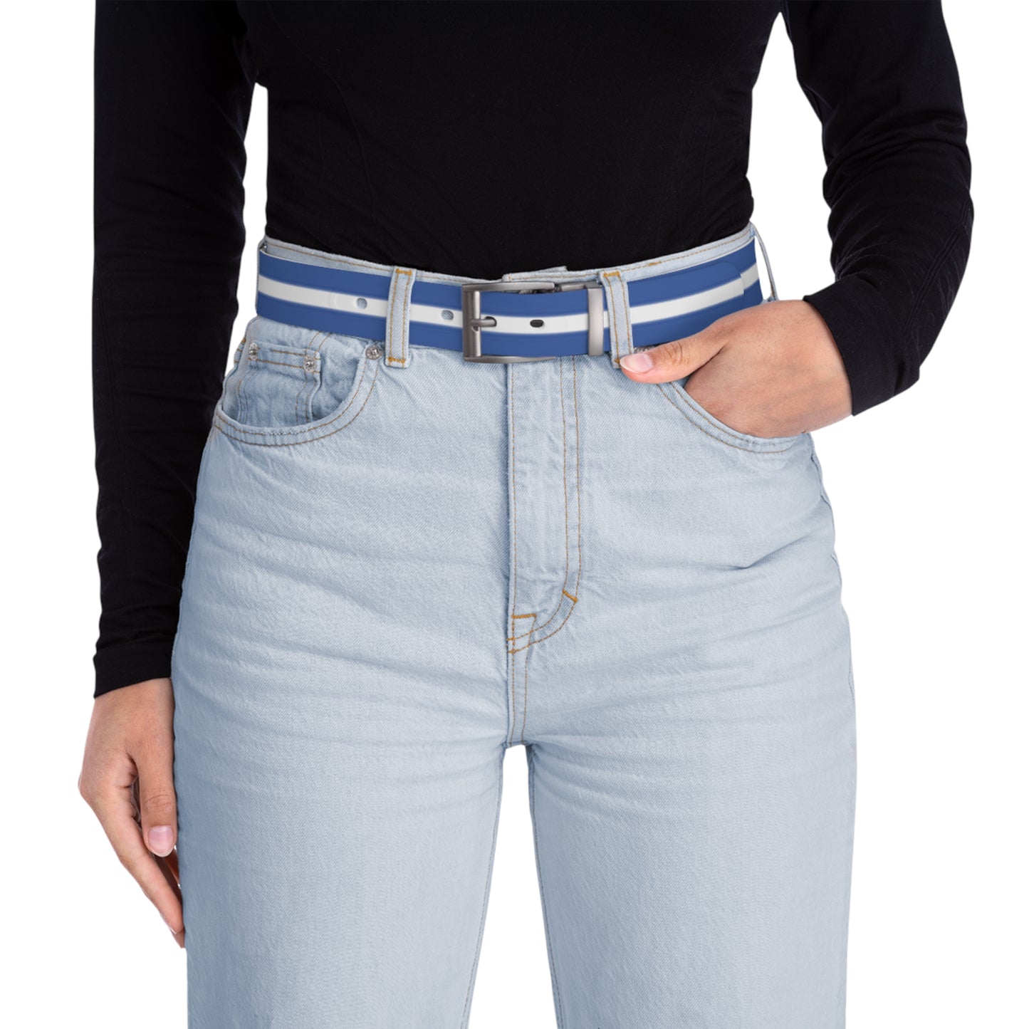 Thin White Line Flag Belt