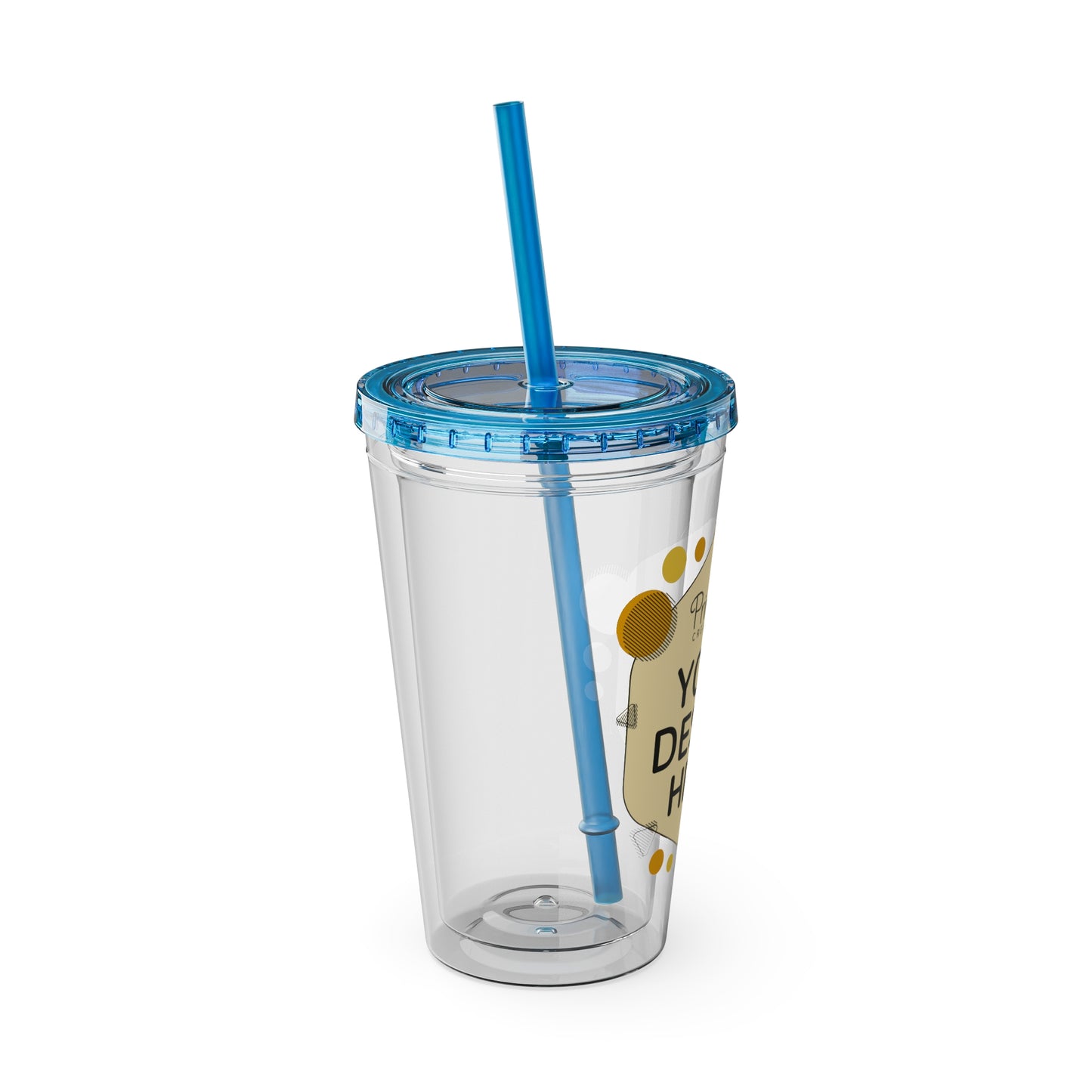 Custom 16oz Tumbler with Straw