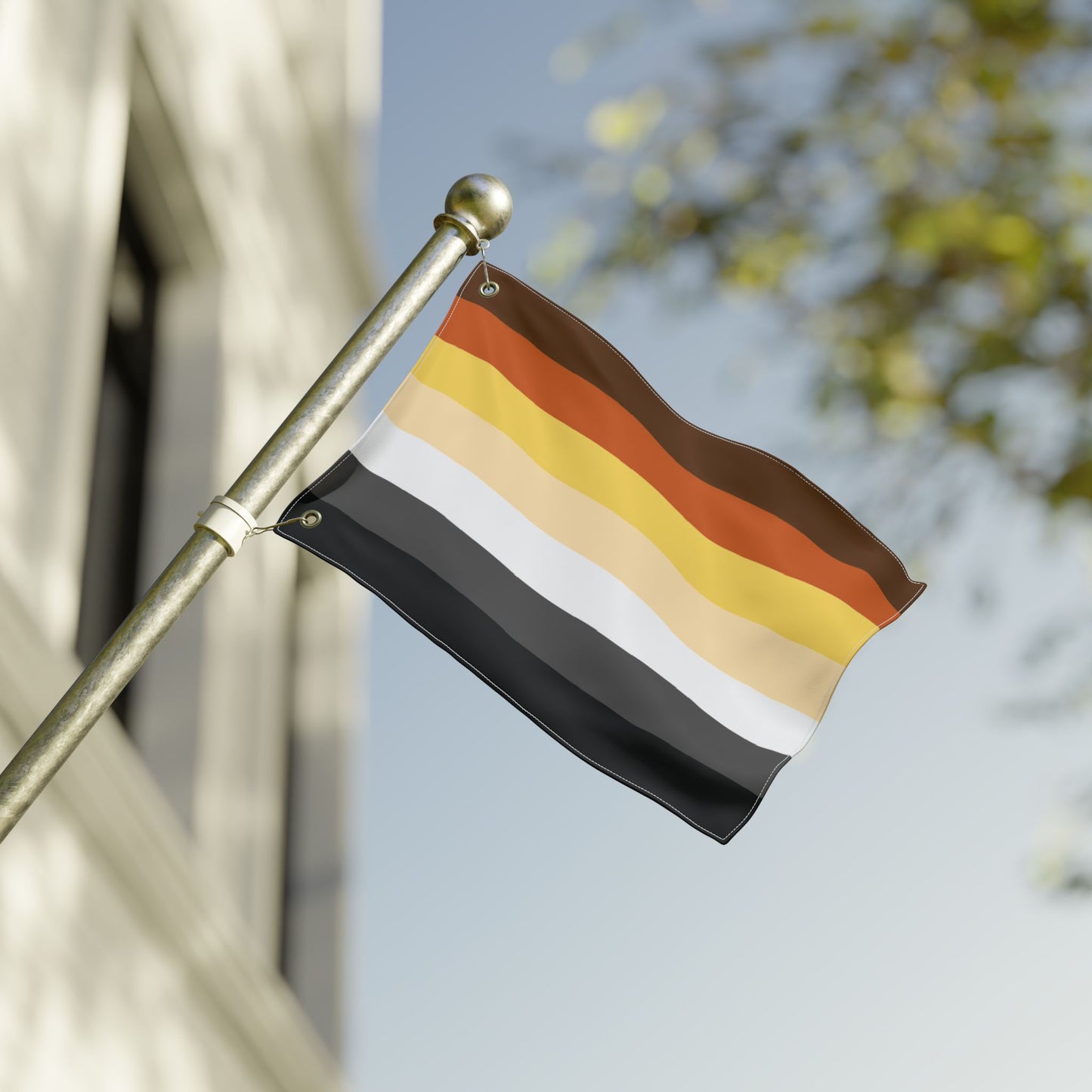Bear Pride Double-Sided Flag with Grommets