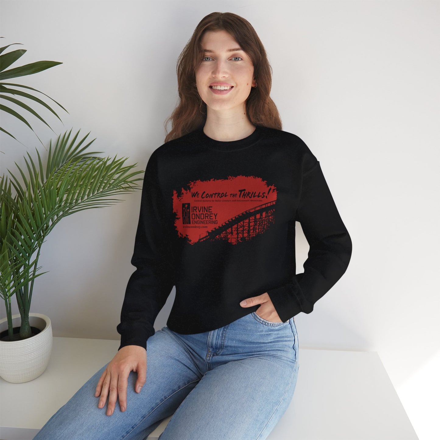 OG Woodie Sweatshirt (FRONT graphic) • Irvine Ondrey Engineering