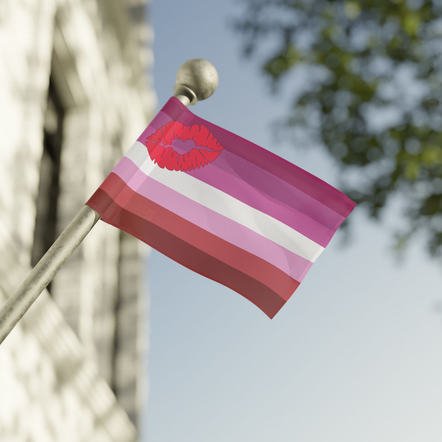 18" x 12" Lipstick Lesbian Pink Pride Flag