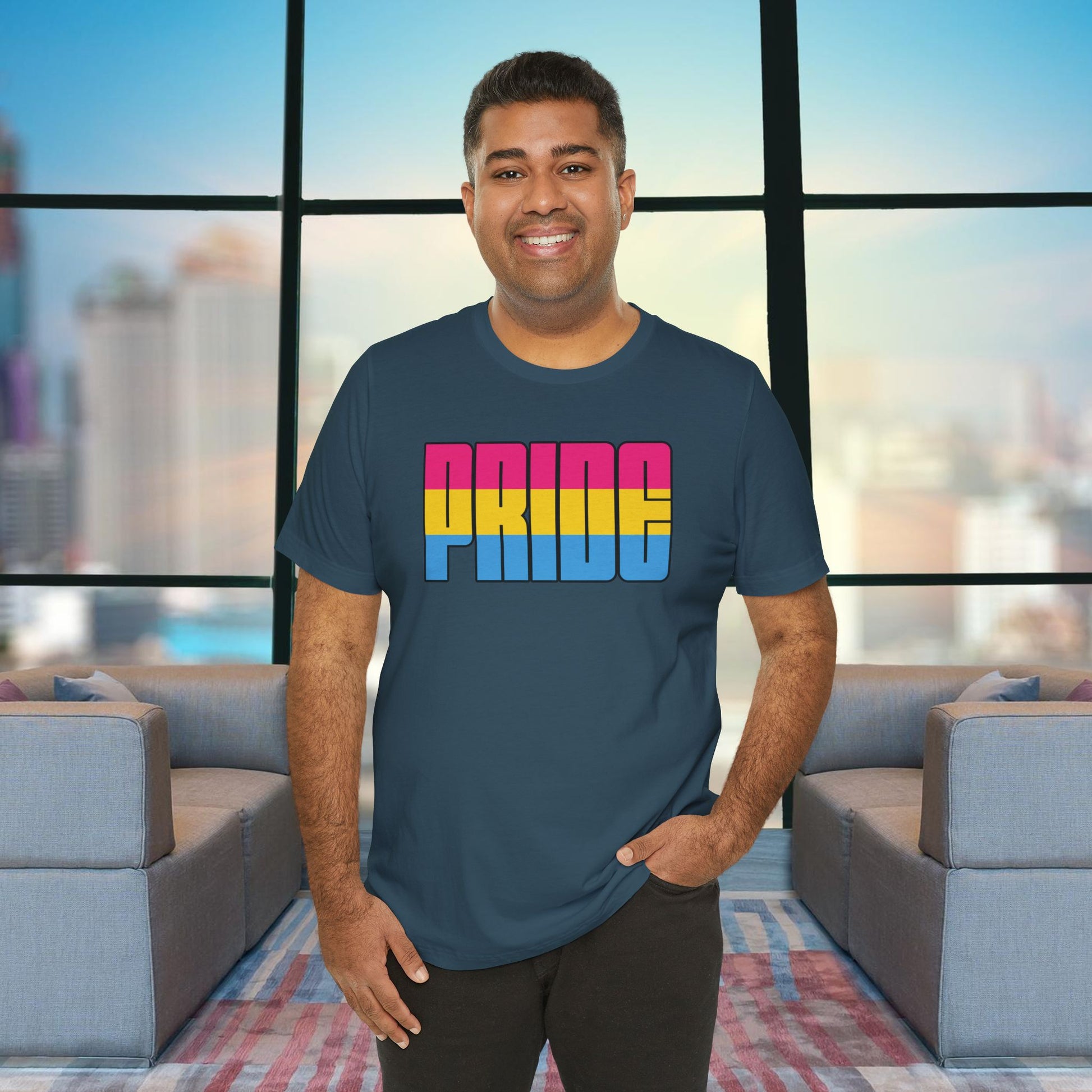 Deep Teal Pansexual Pride Tee