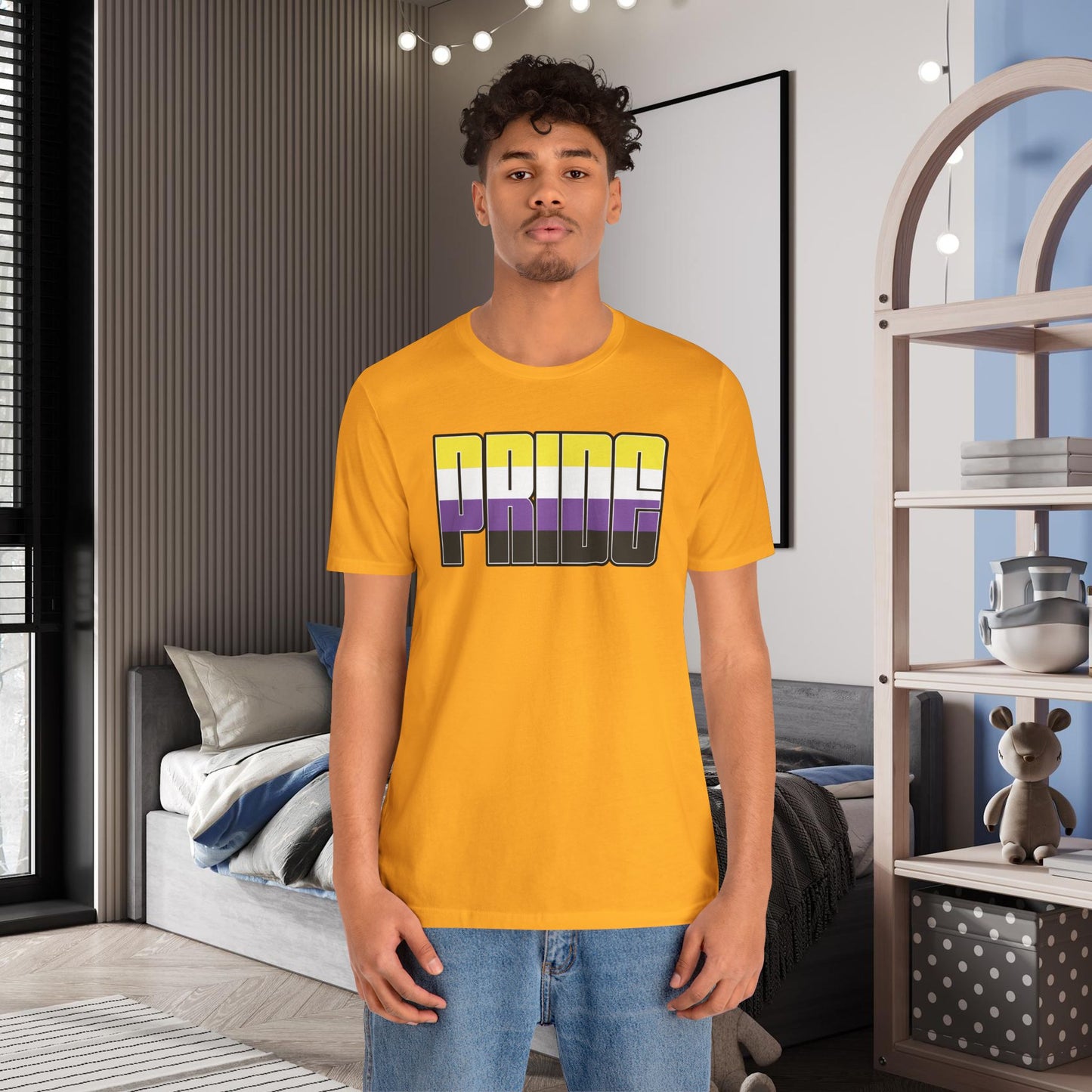 Gold Non-Binary Pride Tee
