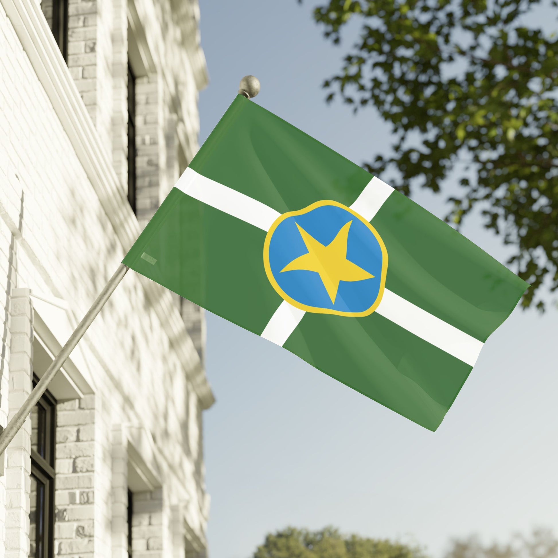 60" x 36" MS - Jackson, Mississippi Flag