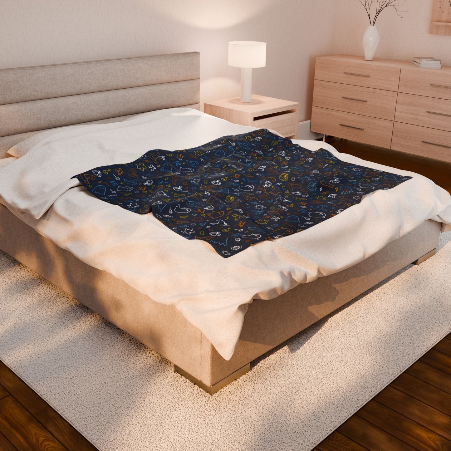 Aroace Halloween Velveteen Plush Blanket