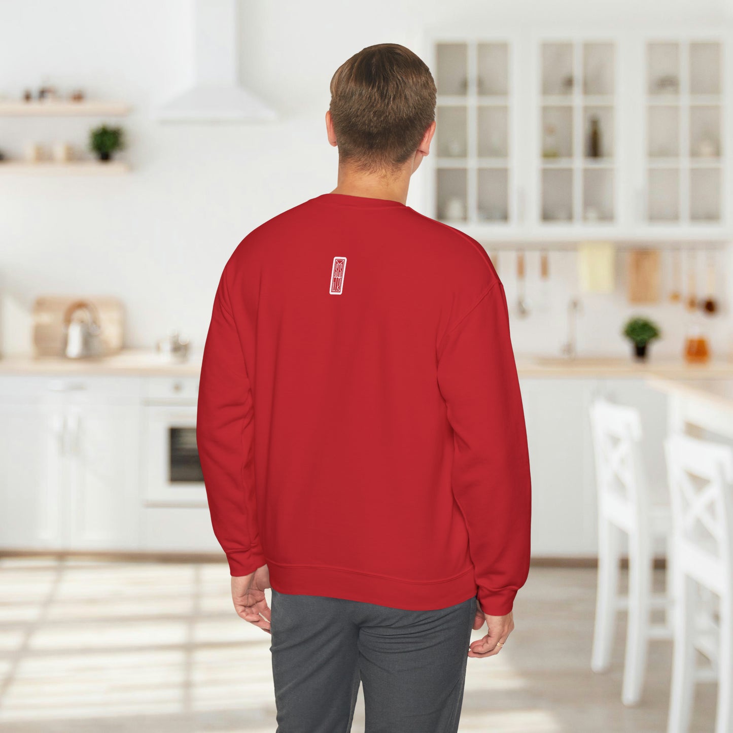 Holly Girl, Lovebird Line Art Crew Neck Sweatshirt
