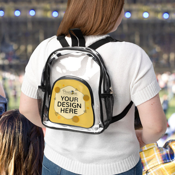 Medium Custom Clear Stadium Backpack