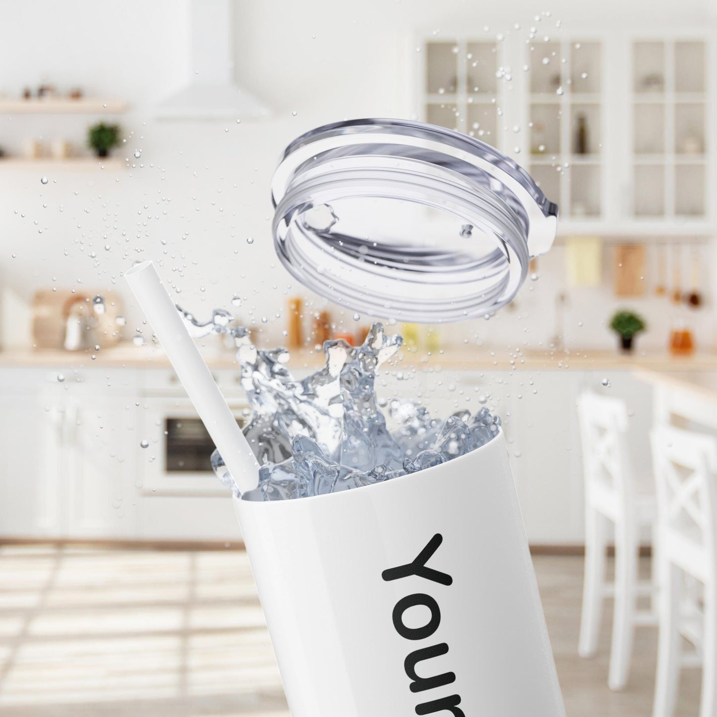 Custom 20oz Skinny Tumbler with Straw