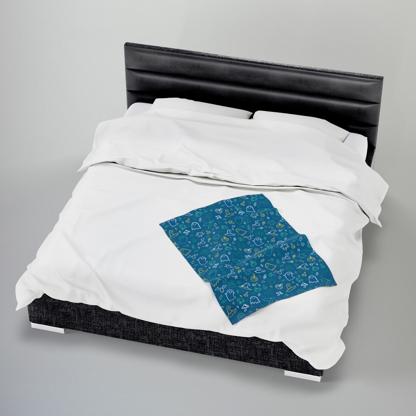 Non-Binary Boy Pride Halloween Velveteen Plush Blanket
