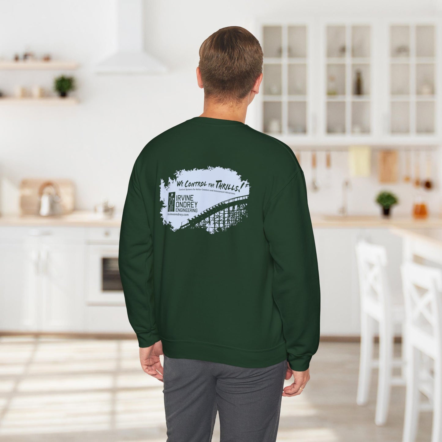 OG Woodie Sweatshirt (BACK graphic) • Irvine Ondrey Engineering