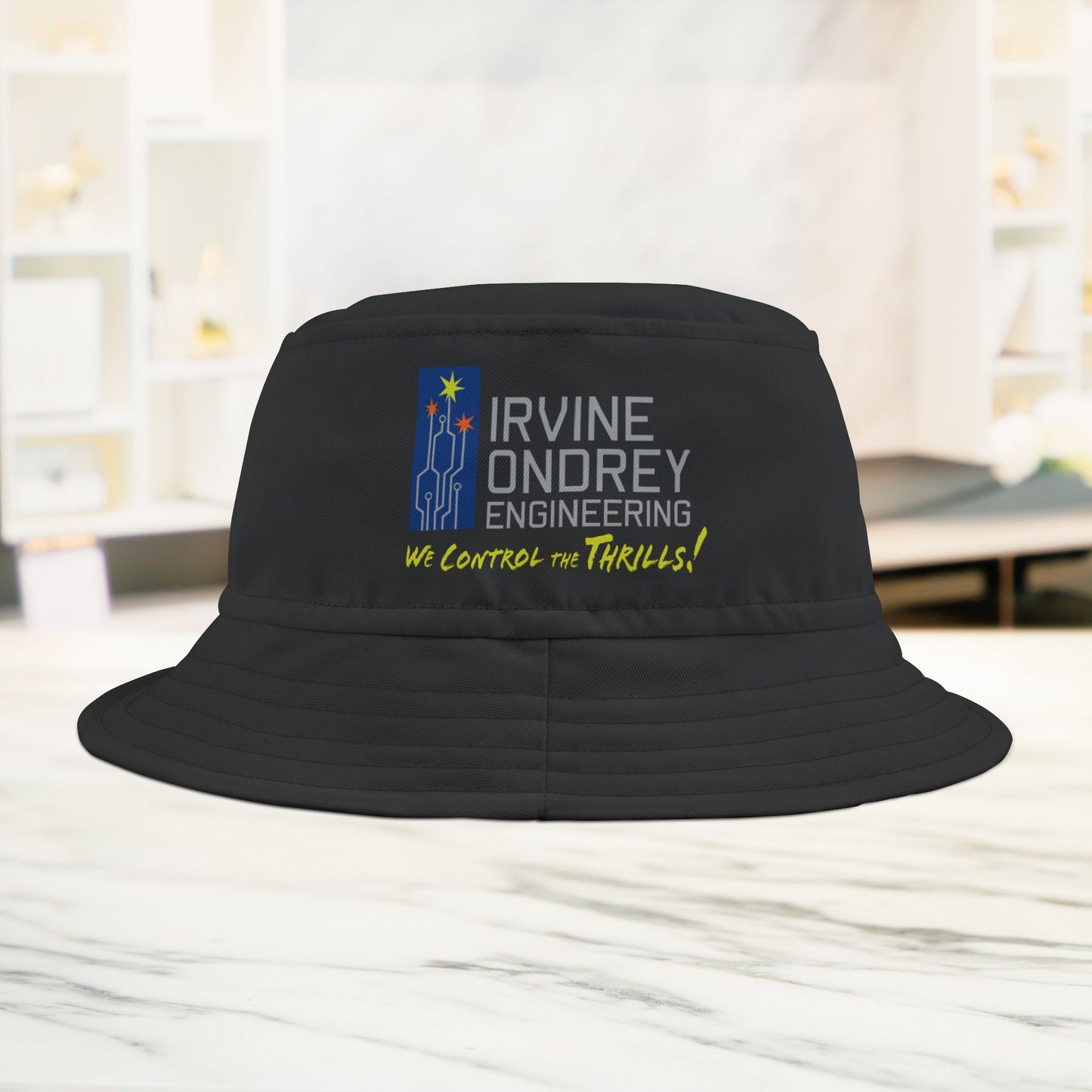 Black Bucket Hat • Irvine Ondrey Engineering
