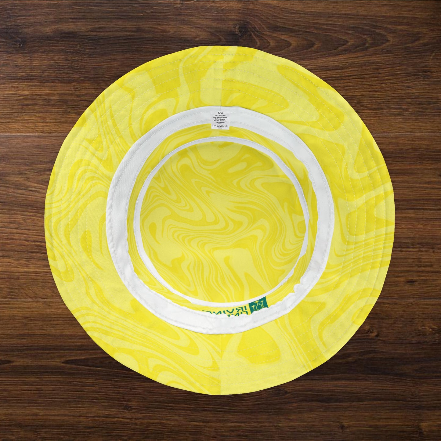 Yellow Swirl Bucket Hat • Irvine Ondrey Engineering