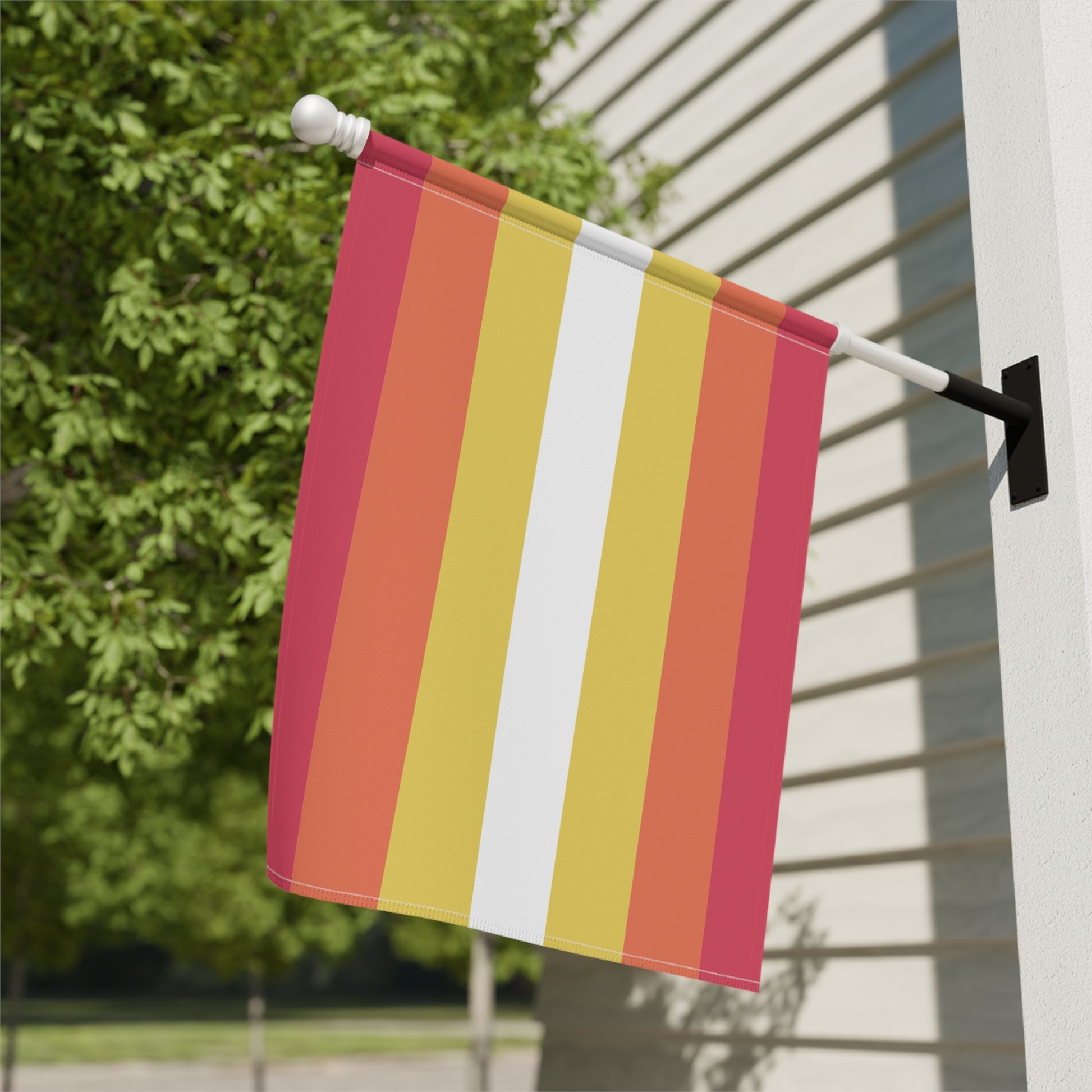 Non-Binary Girl Pride Garden Banner