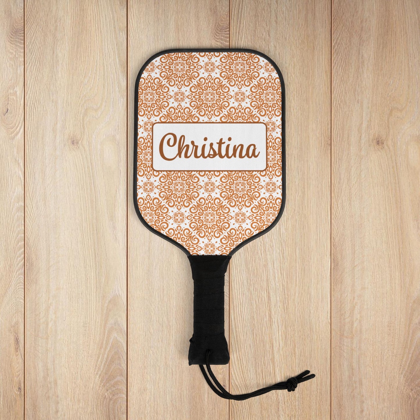 Frilly Orange Pickleball Paddles