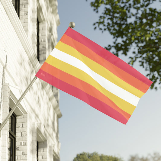 60" x 36" Non-Binary Girl Pride Flag