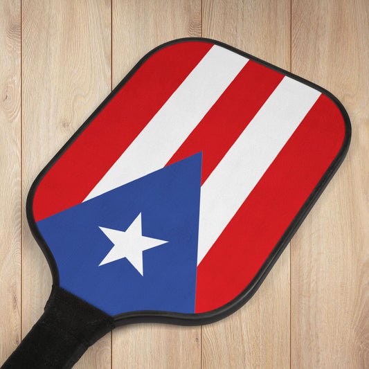 Puerto Rico Flag Pickleball Kit