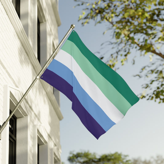 36'' × 60'' Gay Men 5-Stripe Pride Flag with Grommets