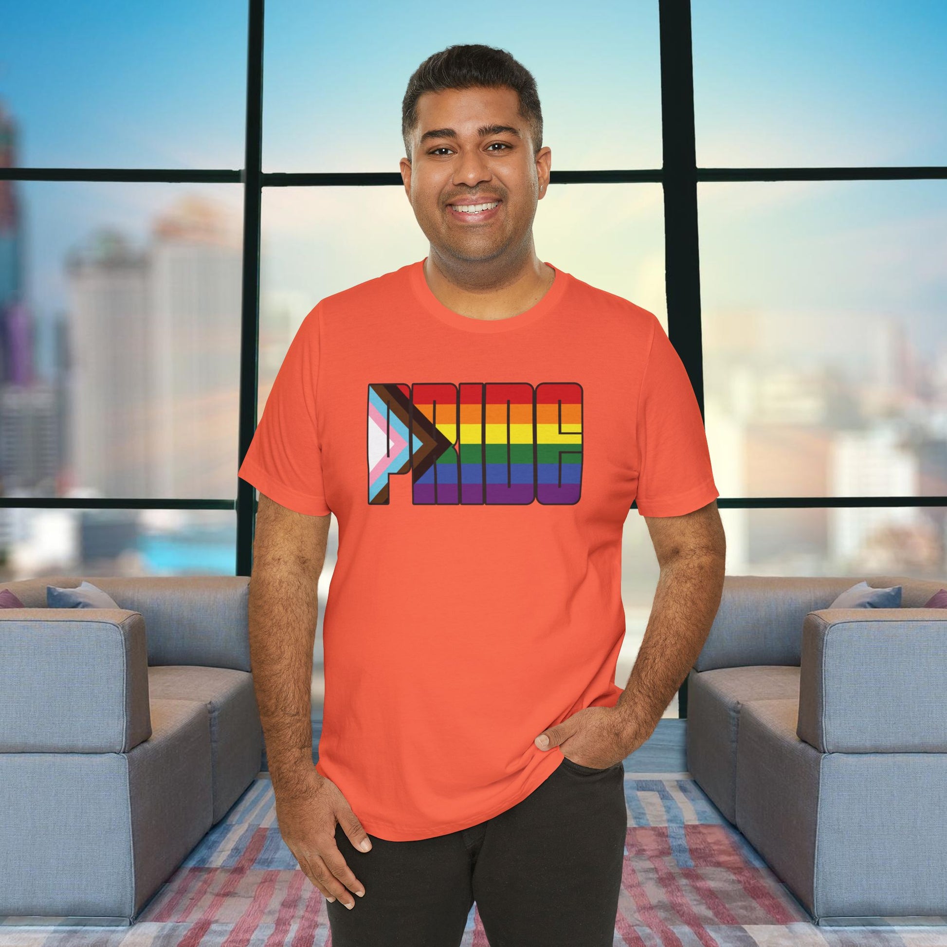 Rainbow Progress Pride Tee
