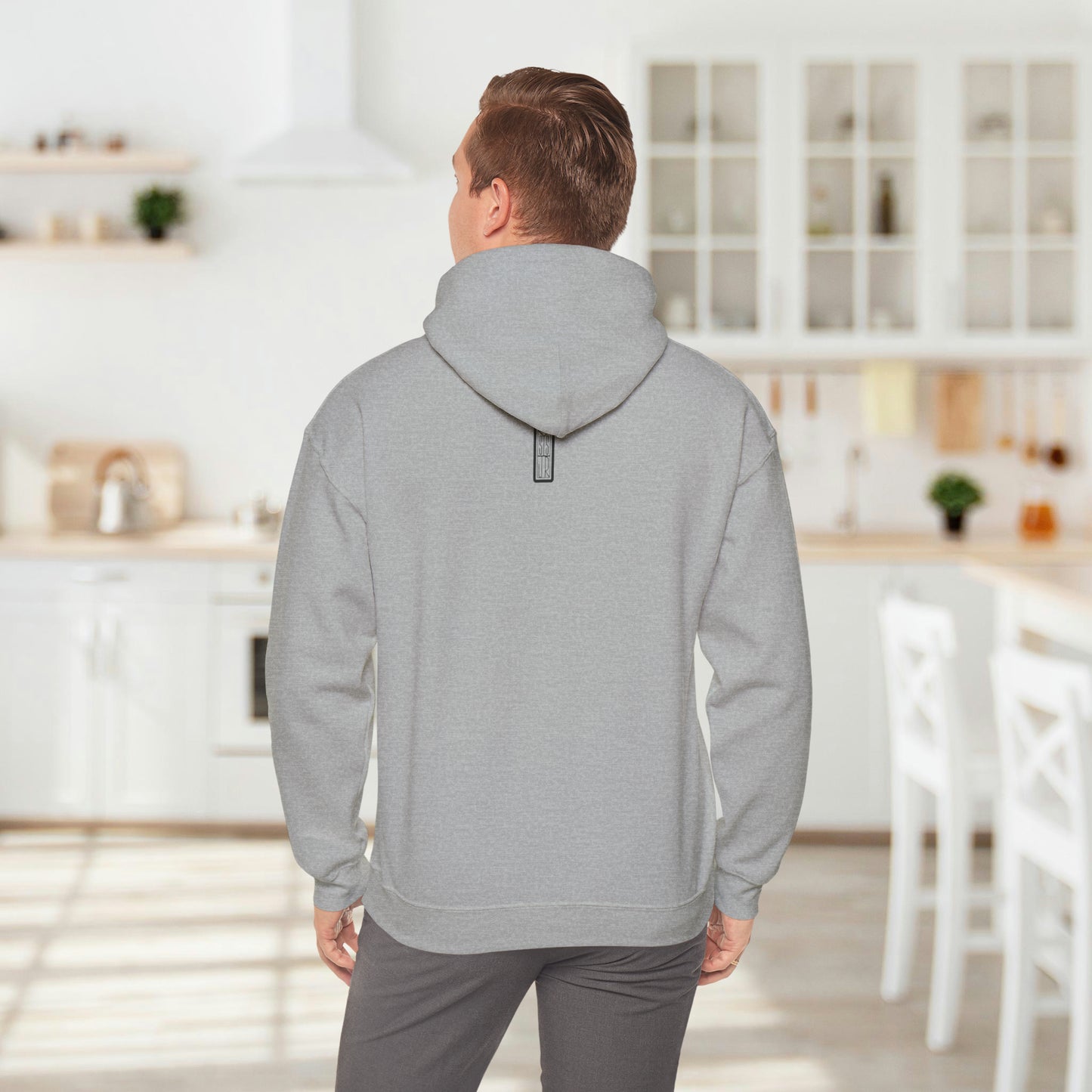 Floofball Lovebird, Line Art Hoodie