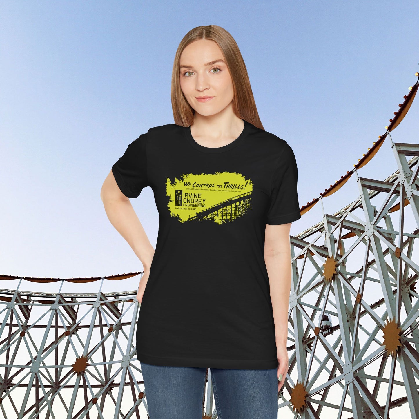 OG Woodie Tee (FRONT graphic) • Irvine Ondrey Engineering