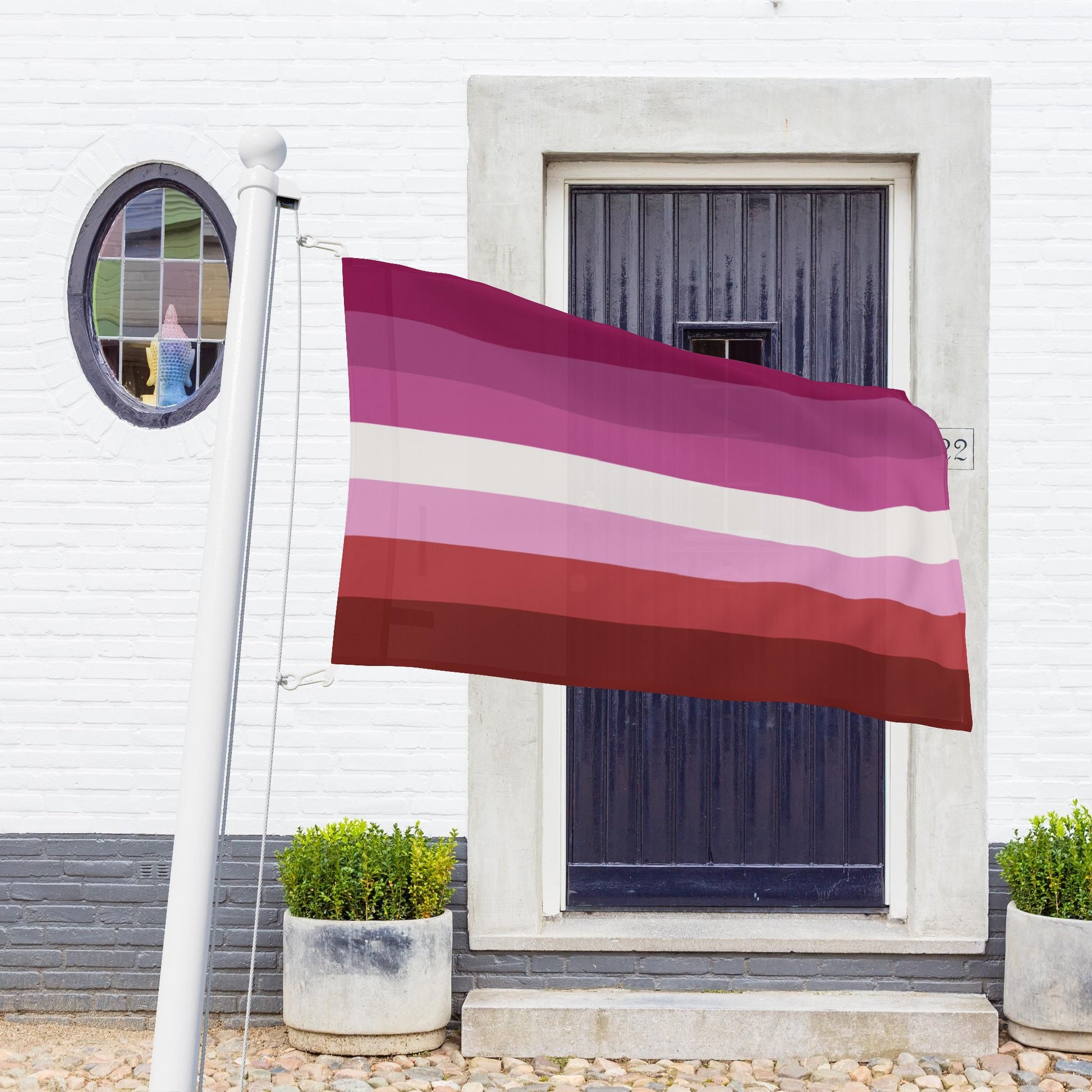 Lesbian Pride Pink 7-Stripe Flag
