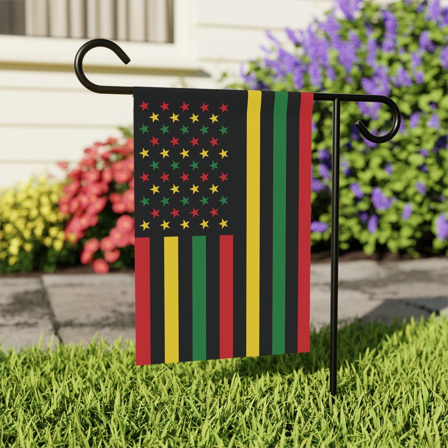 Juneteenth U.S.A. Flag Garden Banner