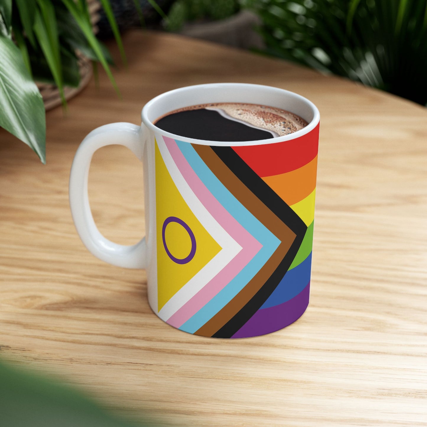 Intersex-Inclusive Progress Rainbow Pride Flag 11oz or 15oz Ceramic Mug