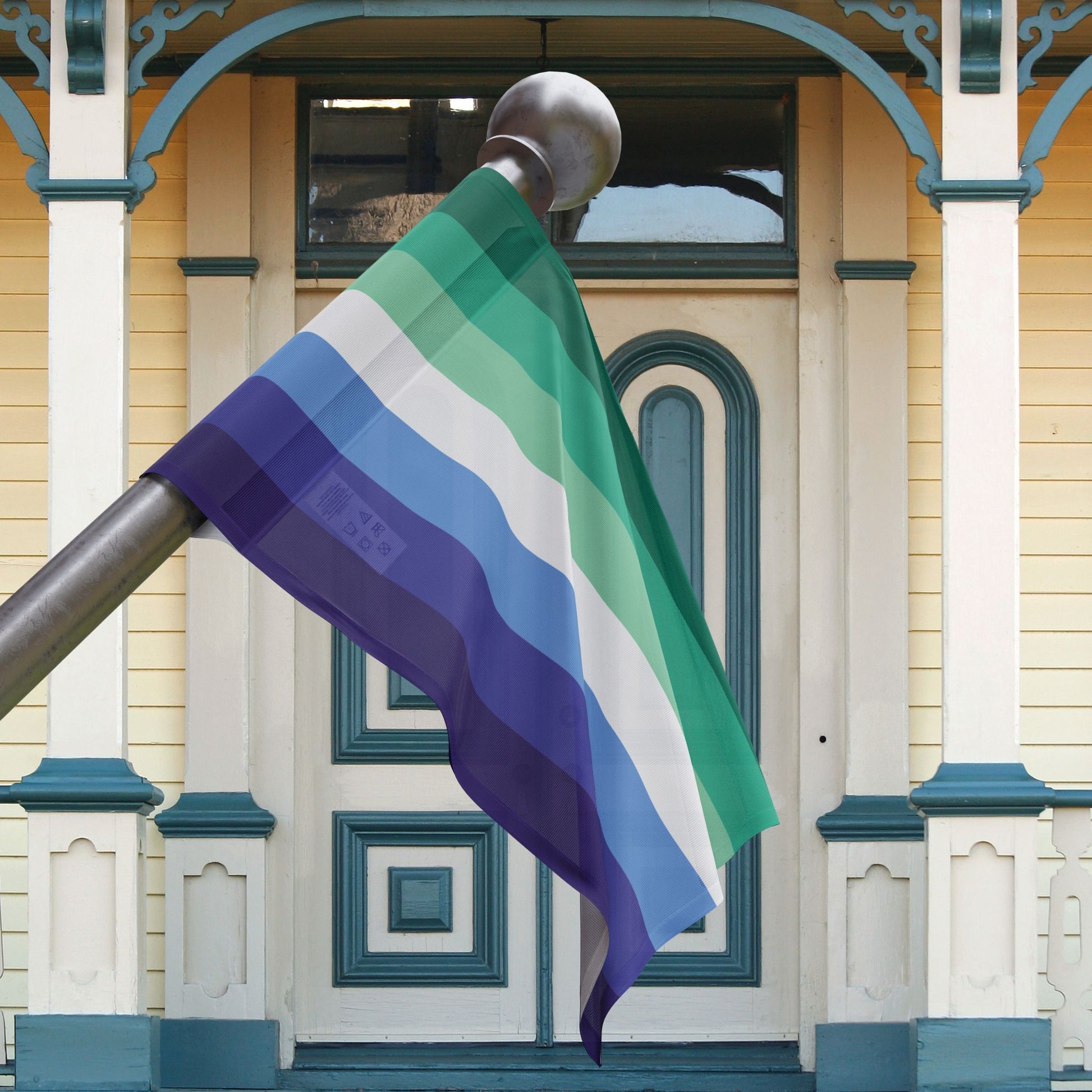 Gay Men Pride Trans-Inclusive 7-Stripe Flag