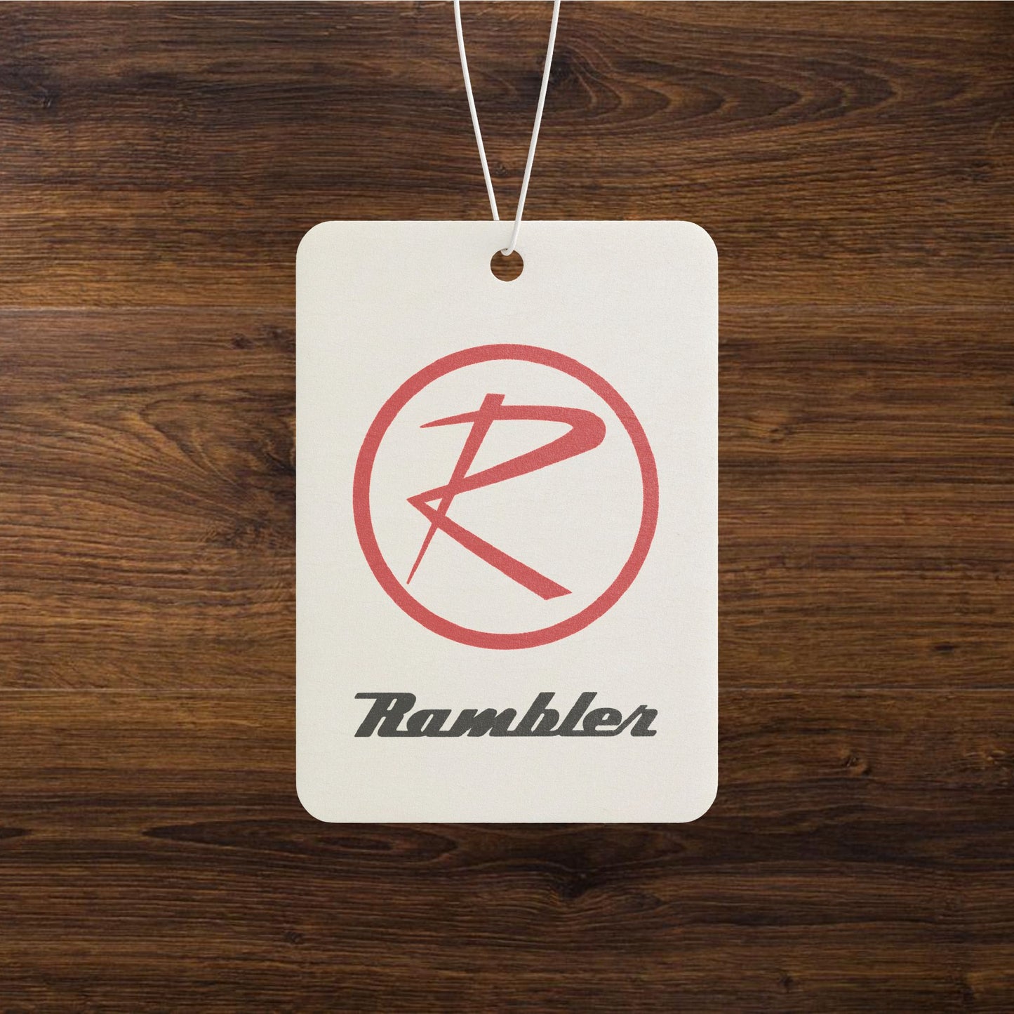 Rambler Red/Black Logos Custom Air Freshener