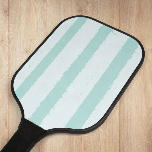 Teal Towel Striped Pickleball Paddles