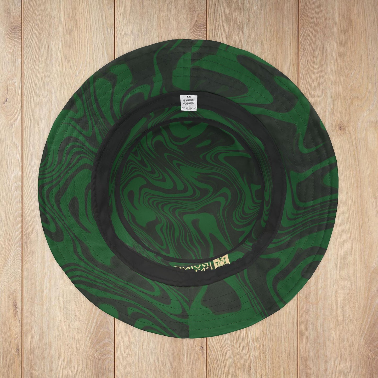 Green Swirl Bucket Hat • Irvine Ondrey Engineering