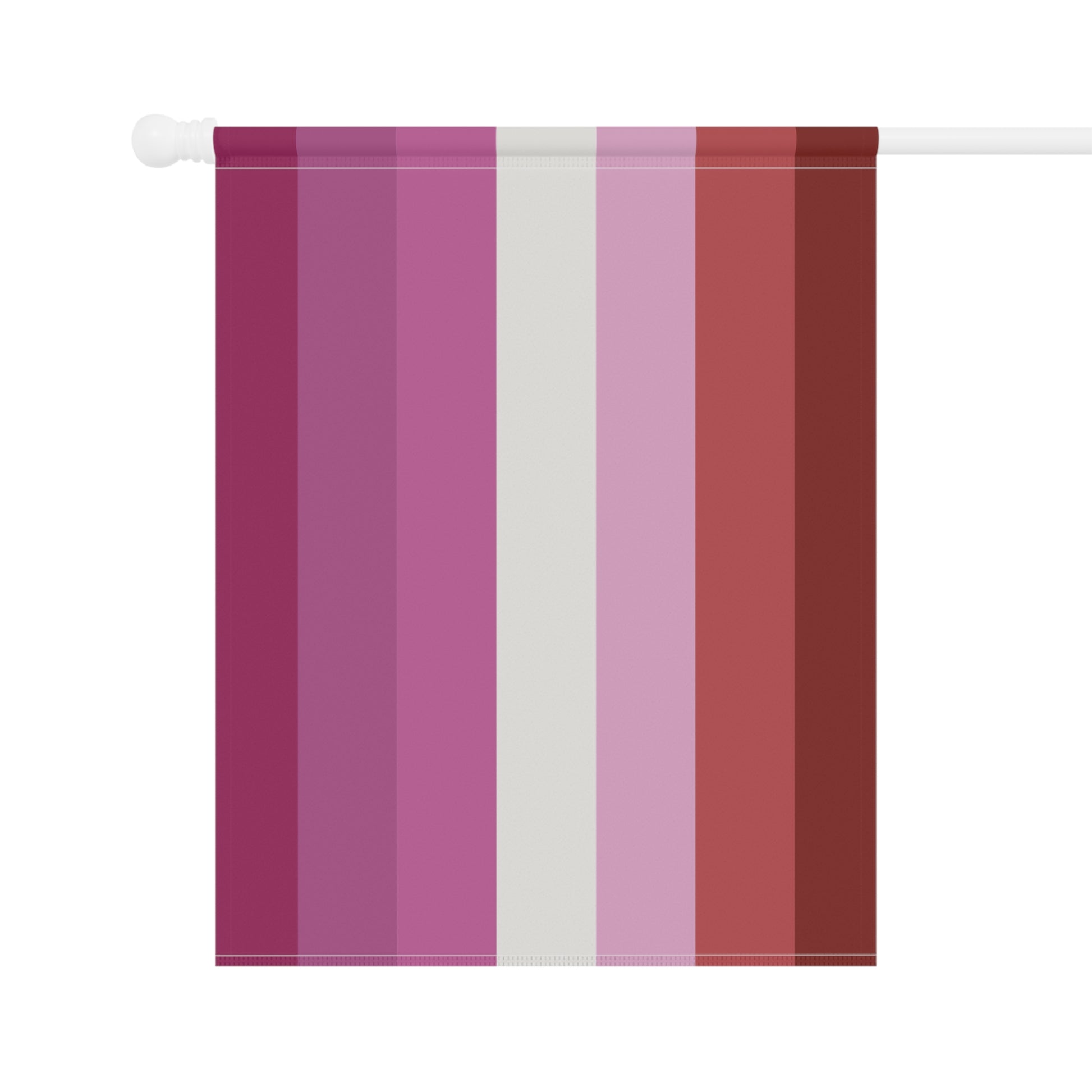 Lesbian Pride Pink 7-Stripe Garden Banner