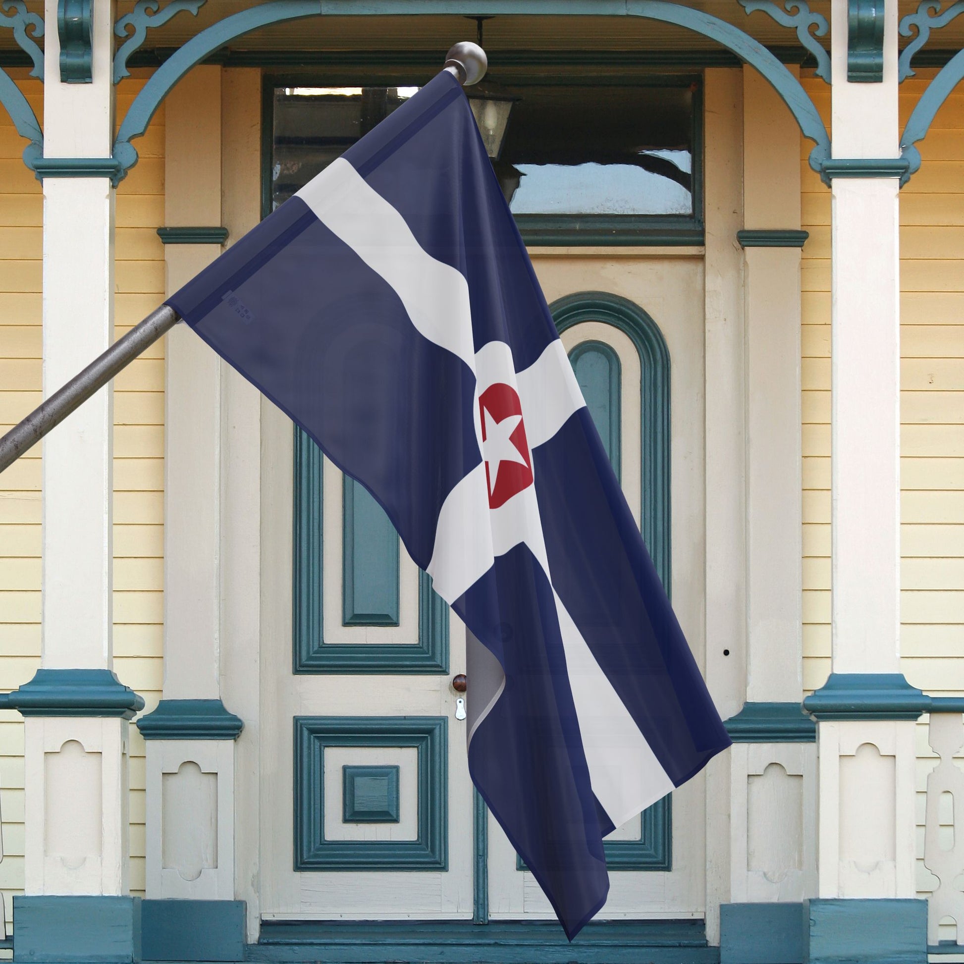 IN - Indianapolis, Indiana Flag