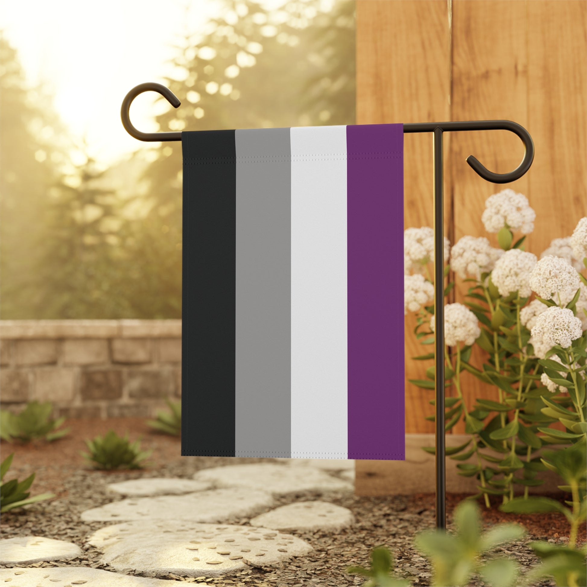 12'' × 18'' Asexual Pride Garden Banner