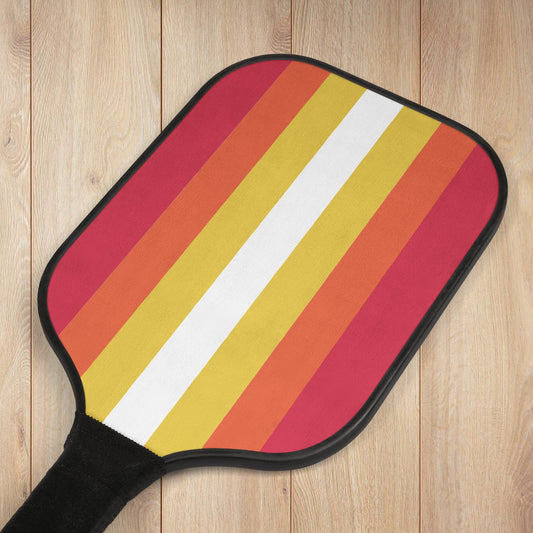 Non-Binary Girl Pride Flag Pickleball Kit