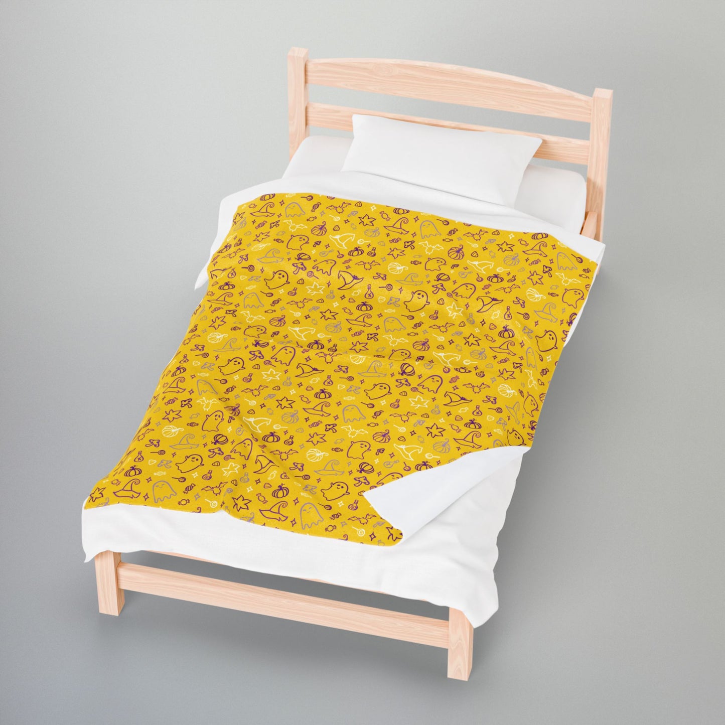 Intersex Pride Halloween Yellow Velveteen Plush Blanket