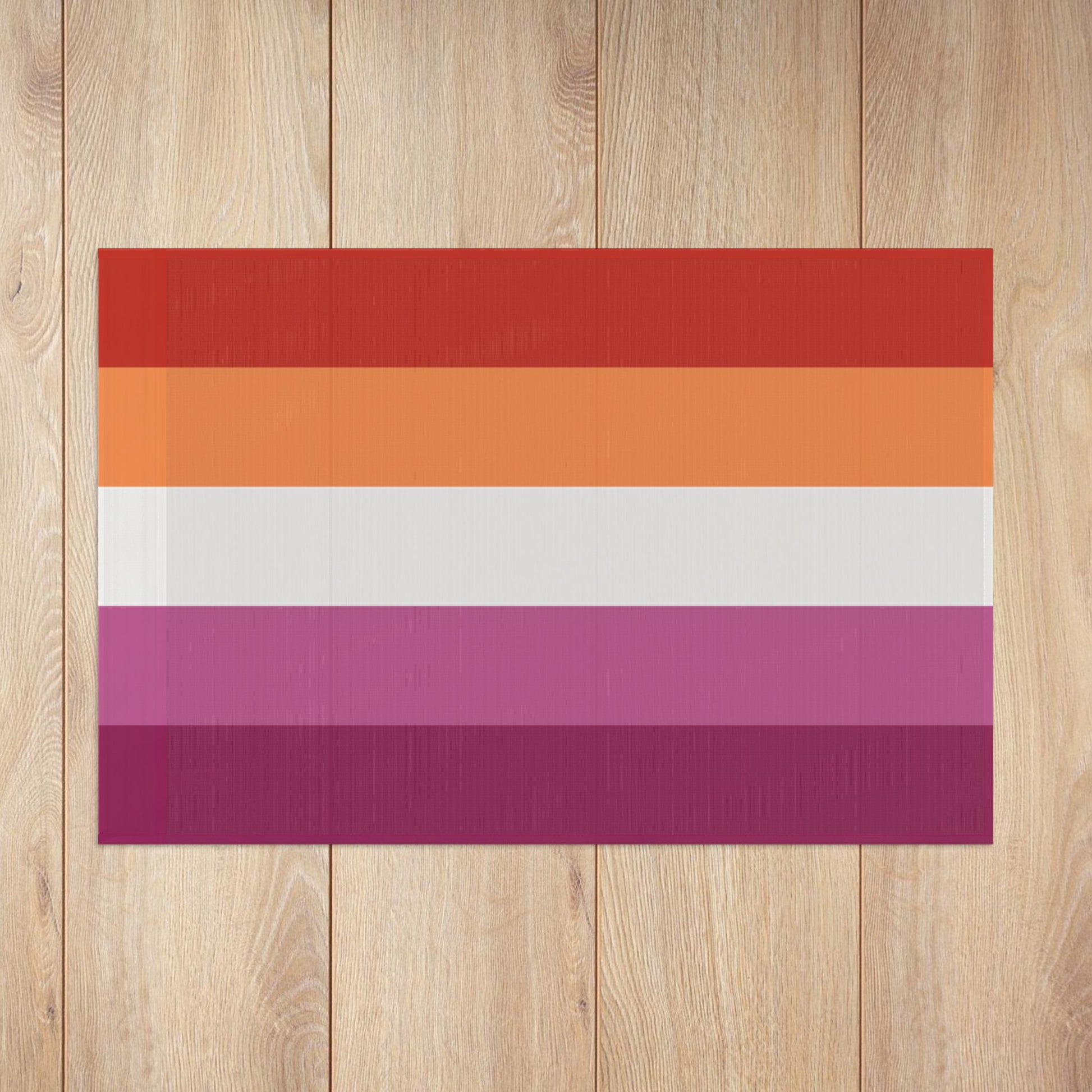 Lesbian Pride 5-Stripe Sunset Flag