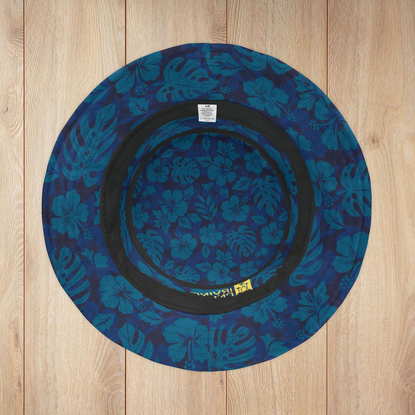 Blue Tropical Bucket Hat • Irvine Ondrey Engineering