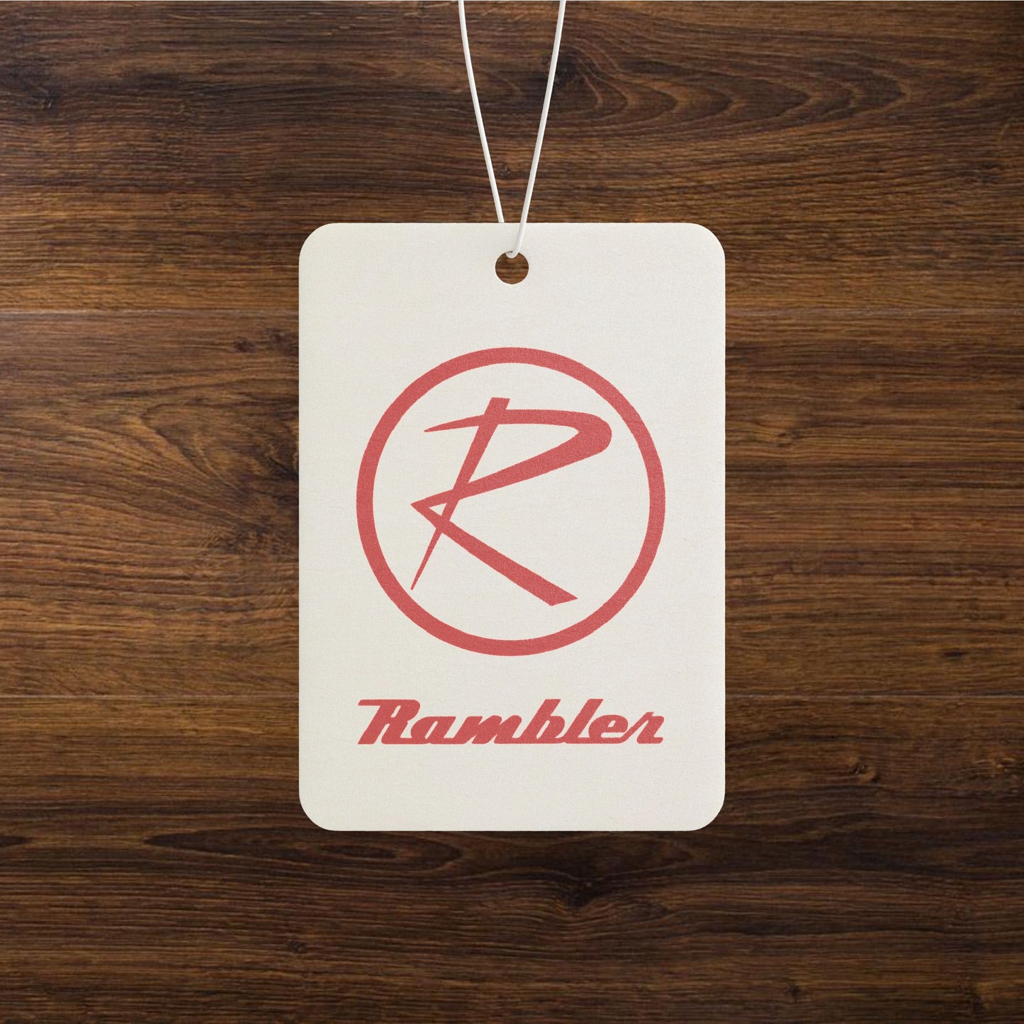 Rambler Red Logos Custom Air Freshener