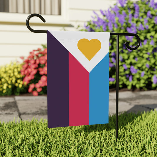 12'' × 18'' Polyamory Pride Garden Banner